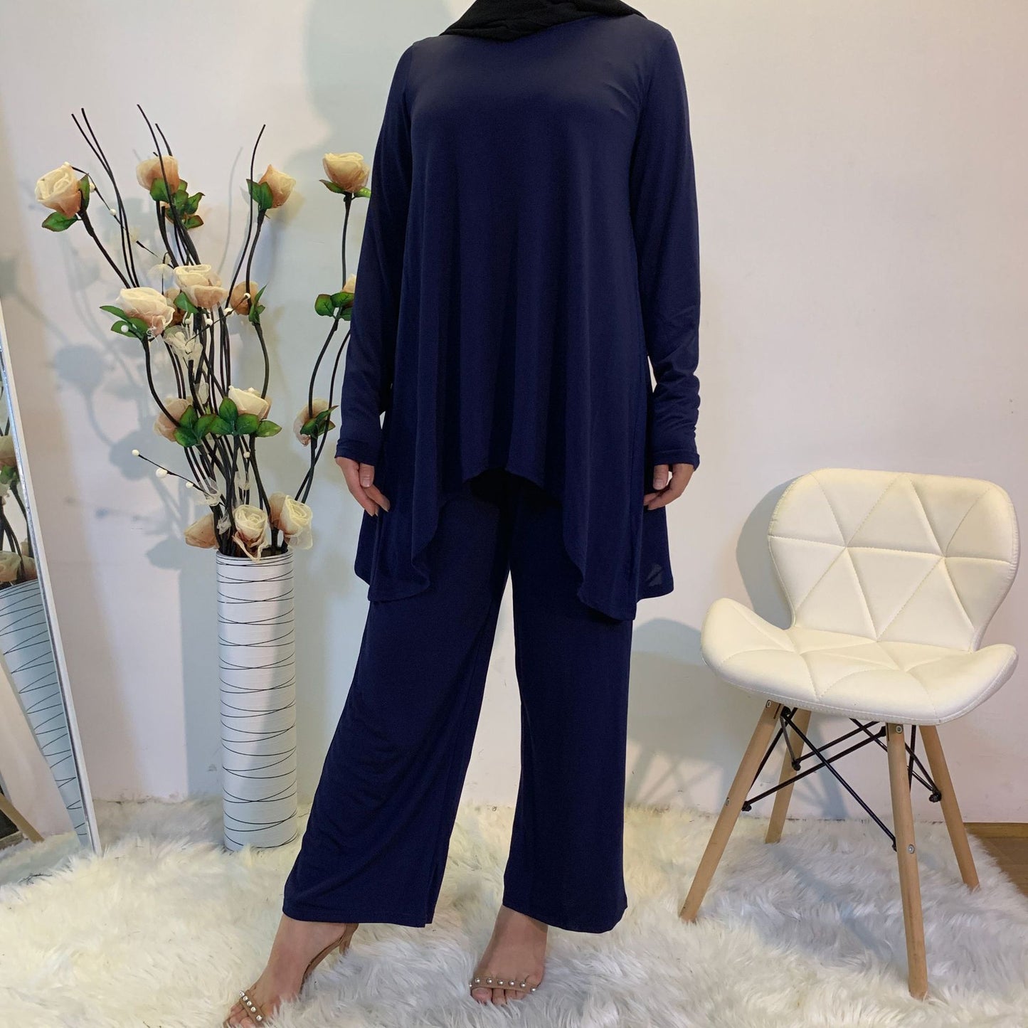 The Flow Tunic & Wide-Leg Jogger Set | Modest Activewear
