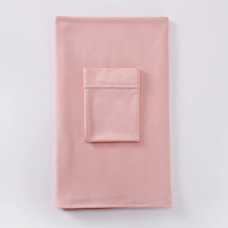 2 Piece - Jersey Hijab Set with Matching Underscarf .