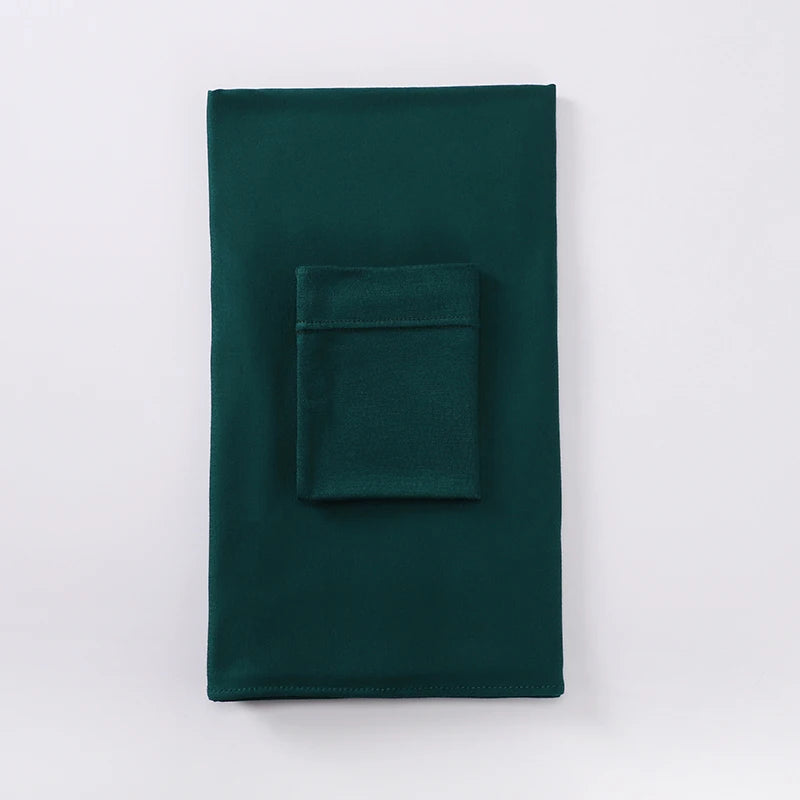 2 Piece - Jersey Hijab Set with Matching Underscarf .