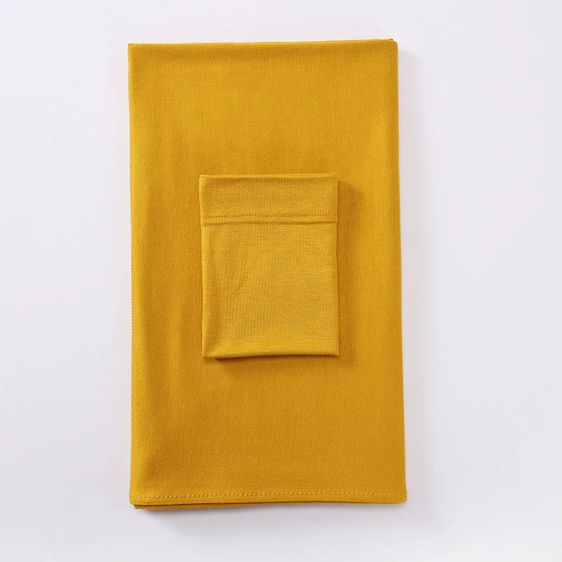 2 Piece - Jersey Hijab Set with Matching Underscarf .