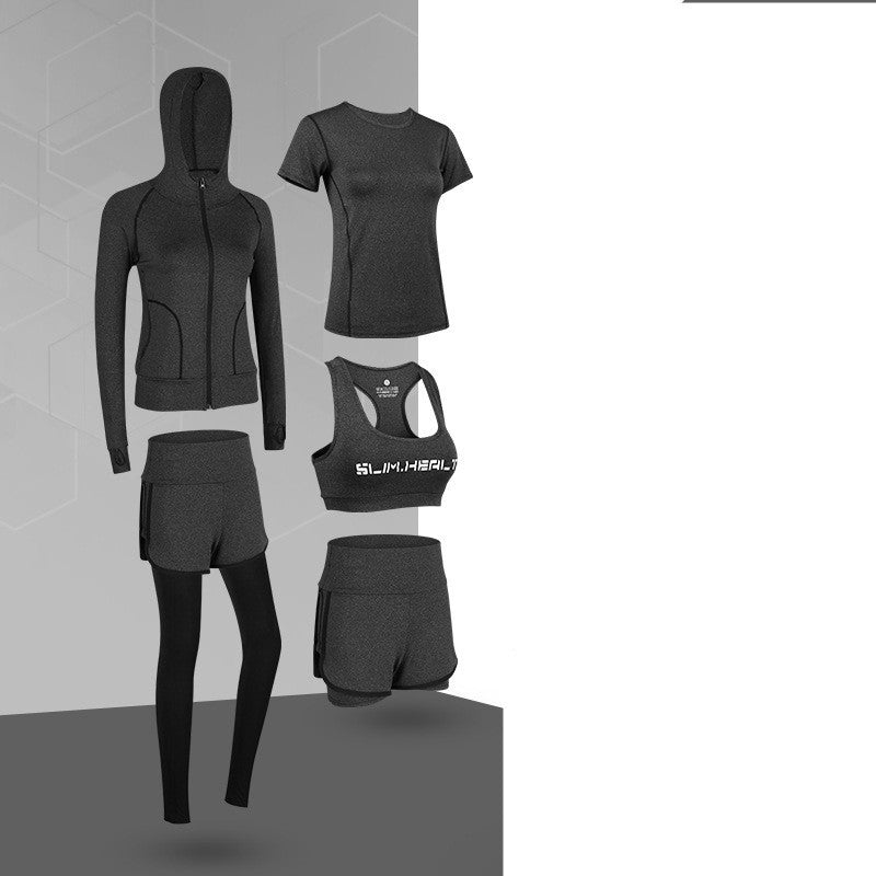 long sleeved Tops for indoor Sports Fitness Clothes ( Two-piece Women's )