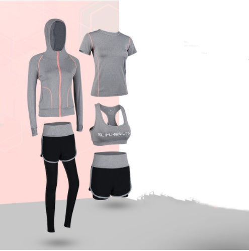 long sleeved Tops for indoor Sports Fitness Clothes ( Two-piece Women's )