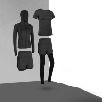 long sleeved Tops for indoor Sports Fitness Clothes ( Two-piece Women's )