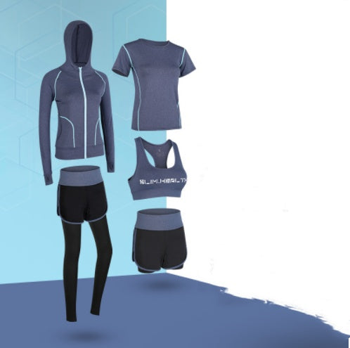 long sleeved Tops for indoor Sports Fitness Clothes ( Two-piece Women's )