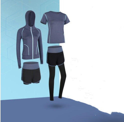 long sleeved Tops for indoor Sports Fitness Clothes ( Two-piece Women's )