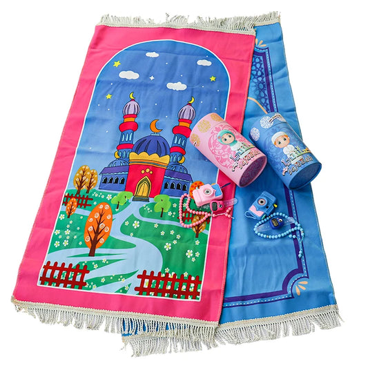 High Quality Kid's Prayer Rug - Washable ,Anti-Slip for prayers