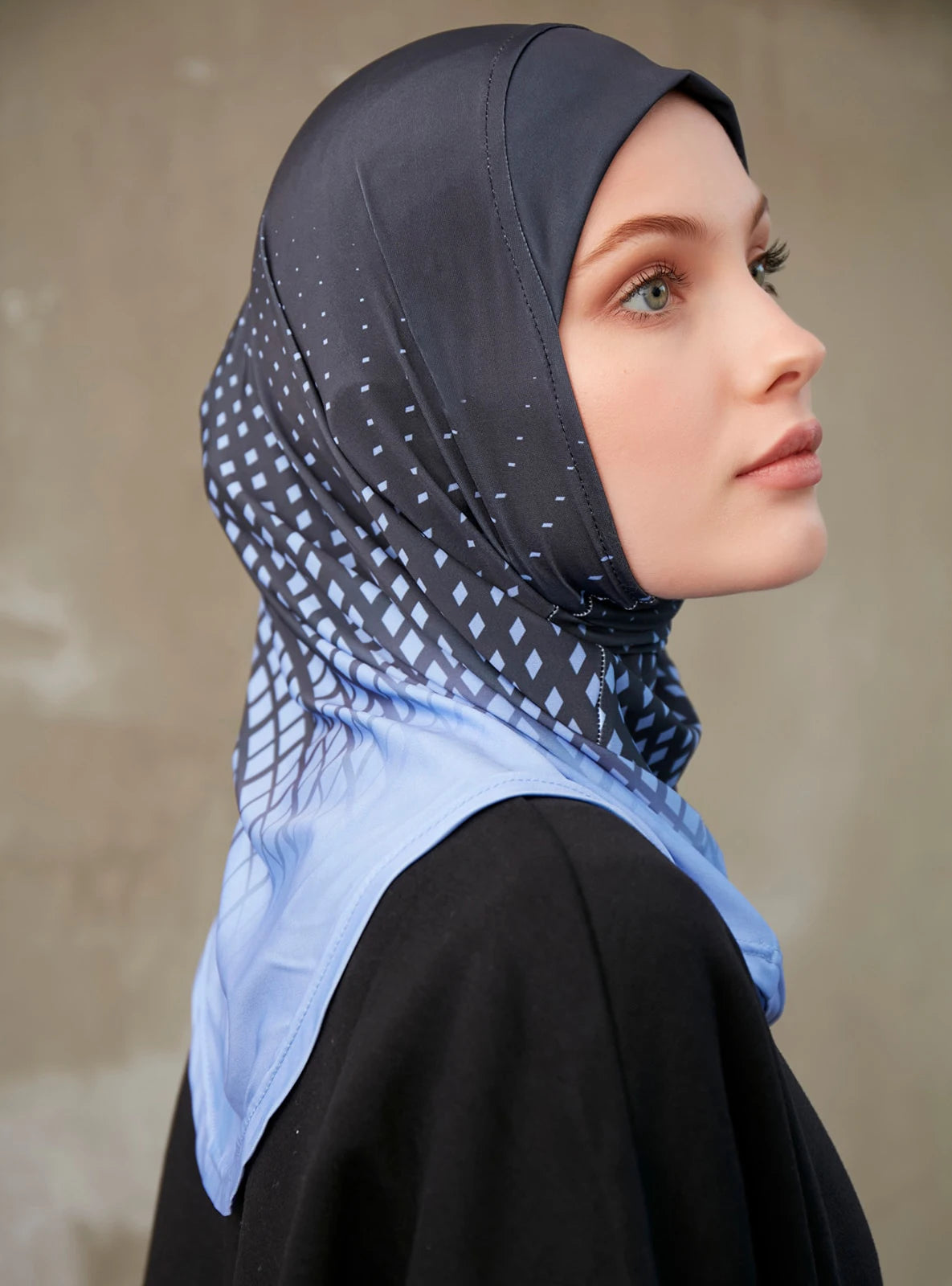 Slip-On Geometric inner hijabs for Women 
