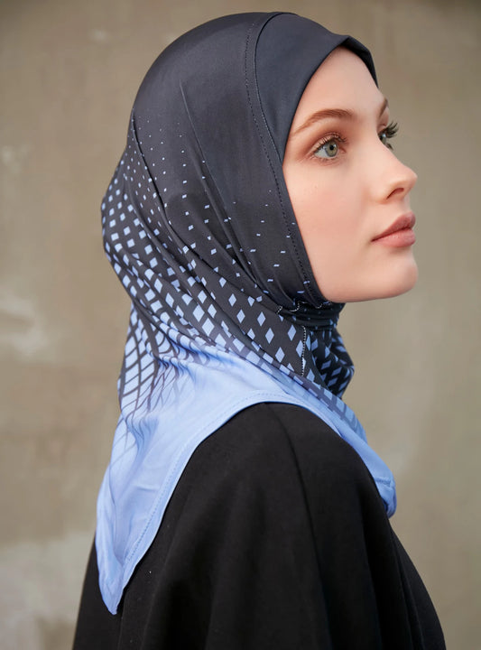 Slip-On Geometric inner hijabs for Women 