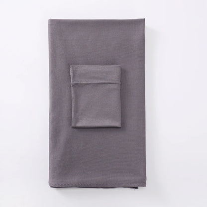 2 Piece - Jersey Hijab Set with Matching Underscarf .