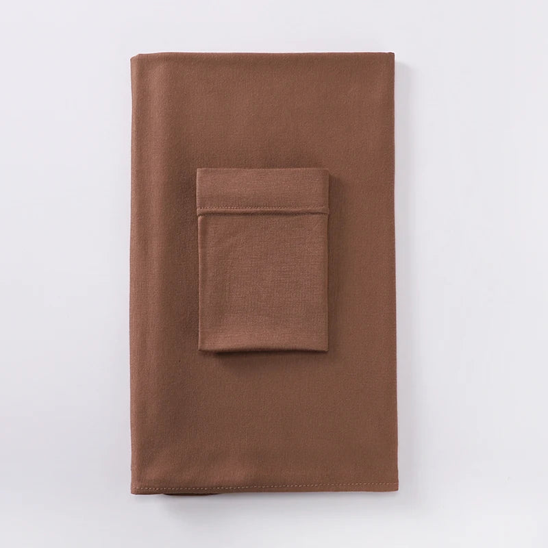 2 Piece - Jersey Hijab Set with Matching Underscarf .