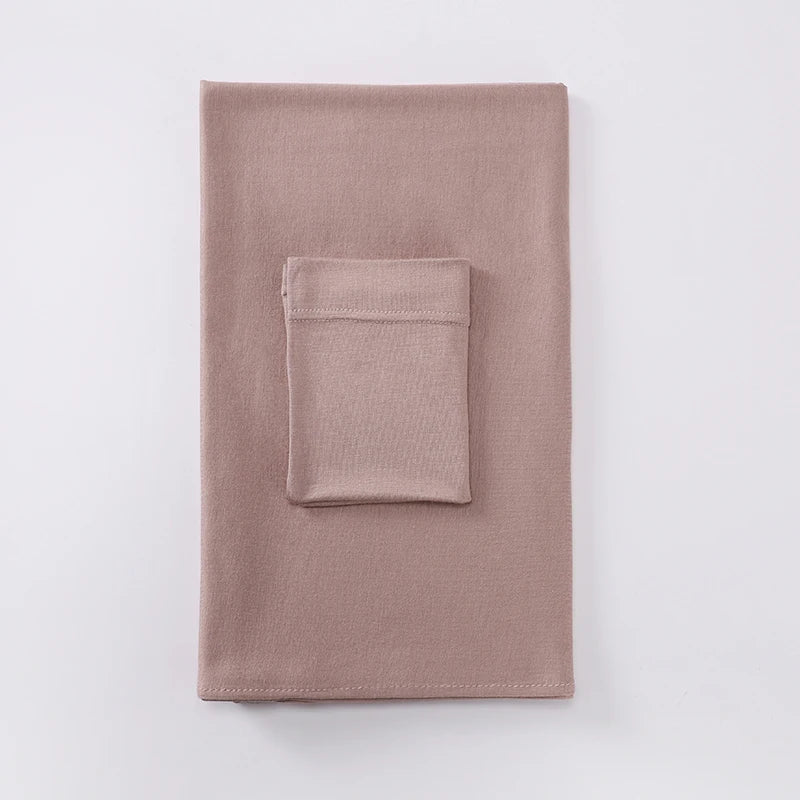 2 Piece - Jersey Hijab Set with Matching Underscarf .