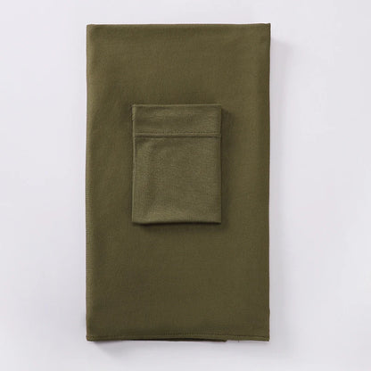 2 Piece - Jersey Hijab Set with Matching Underscarf .