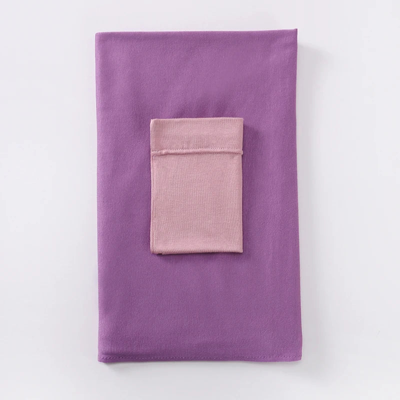 2 Piece - Jersey Hijab Set with Matching Underscarf .