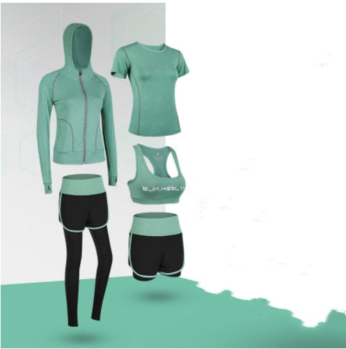 long sleeved Tops for indoor Sports Fitness Clothes ( Two-piece Women's )